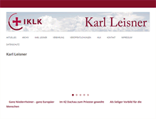 Tablet Screenshot of karl-leisner.de